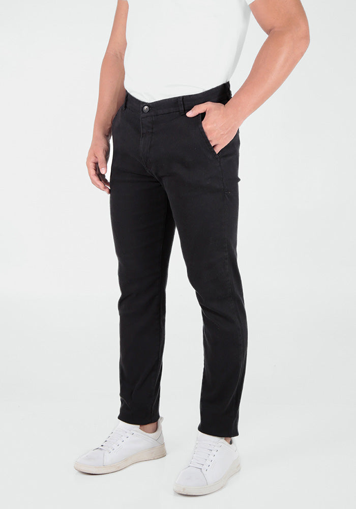 Calça Alfaiataria Sarja Premium Slim Com Elastano