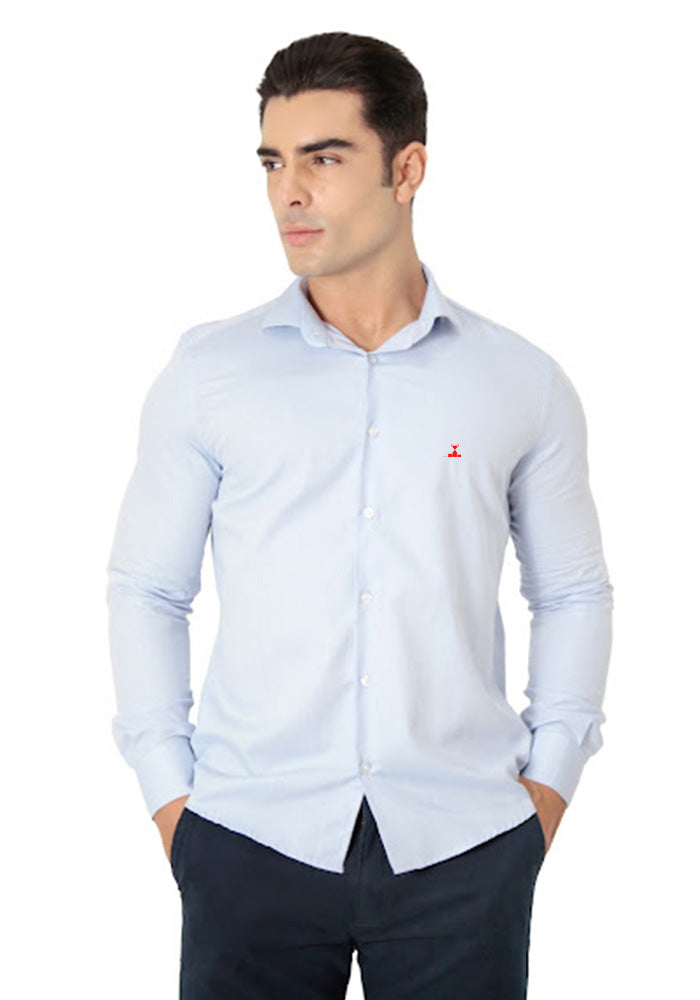 Camisa Oxford Pima Algodão Fio 80 Manga Longa Slim Fit